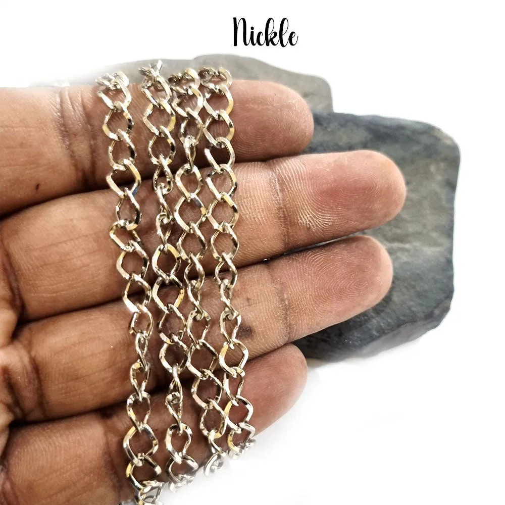 1 PIECE LONG CUT OF 75-80 CM. Anti Tarnish Chain for Jewelry Making