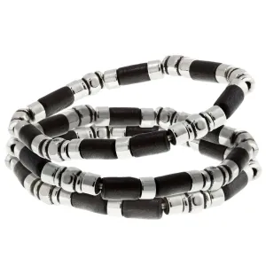 1928 Jewelry Jet Black Stretch Bracelet Trio