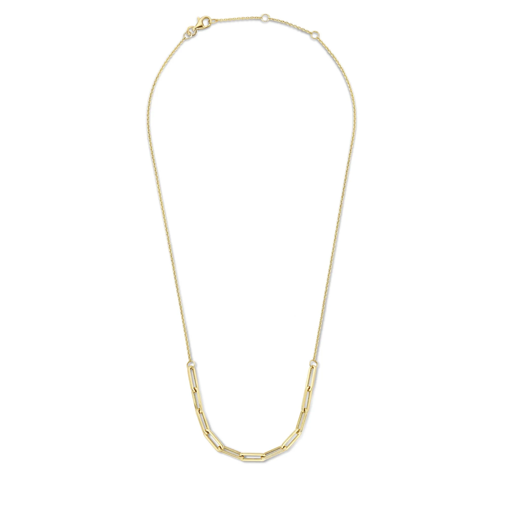 Aidee Louise 14 karat gold necklace with chains