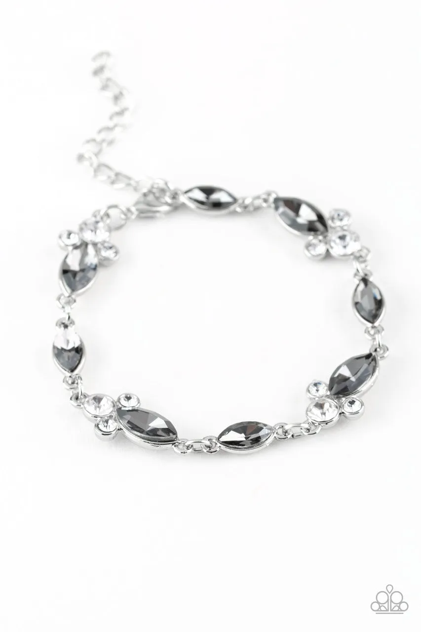 At Any Cost Silver Paparazzi Bracelet