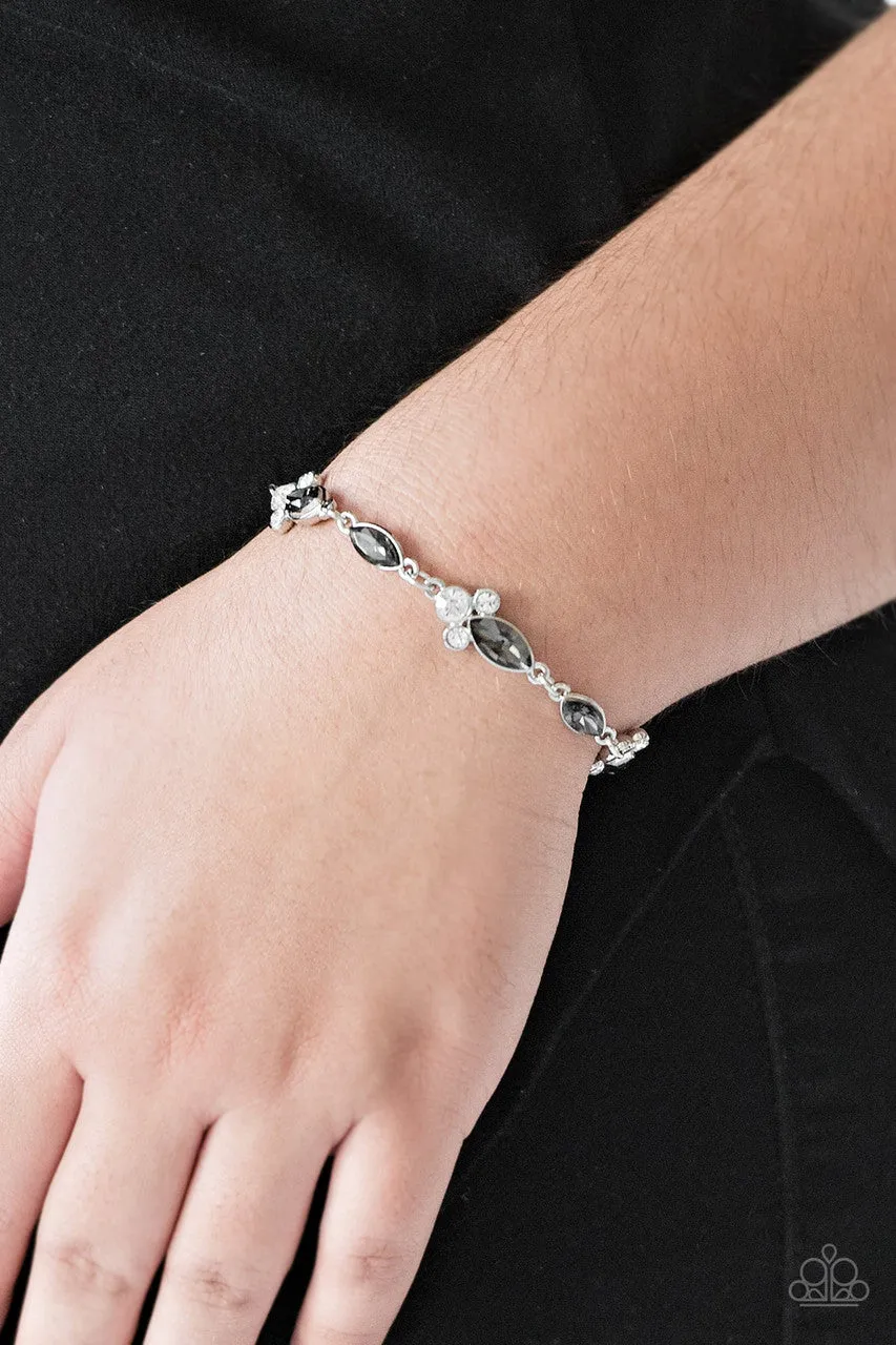 At Any Cost Silver Paparazzi Bracelet