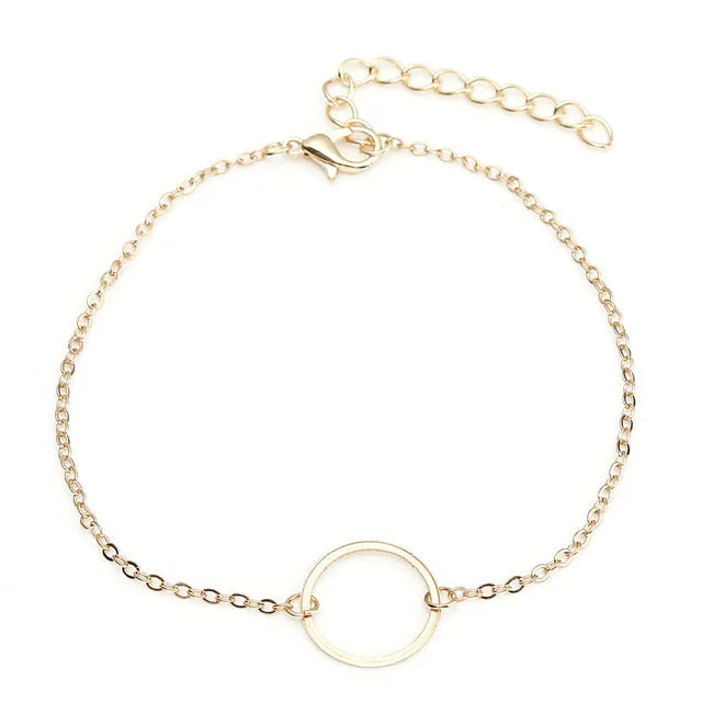 Beach Simple Loop Ankle Chain