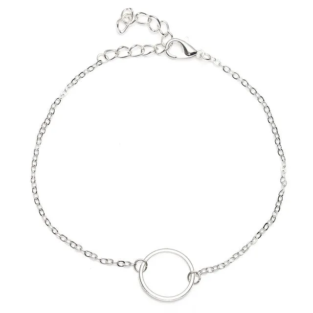 Beach Simple Loop Ankle Chain