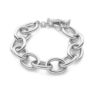 Bibbiena Poppi Adriane 925 sterling silver link bracelet