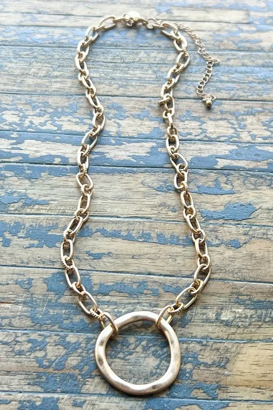 Circle of Friends Silver Necklace