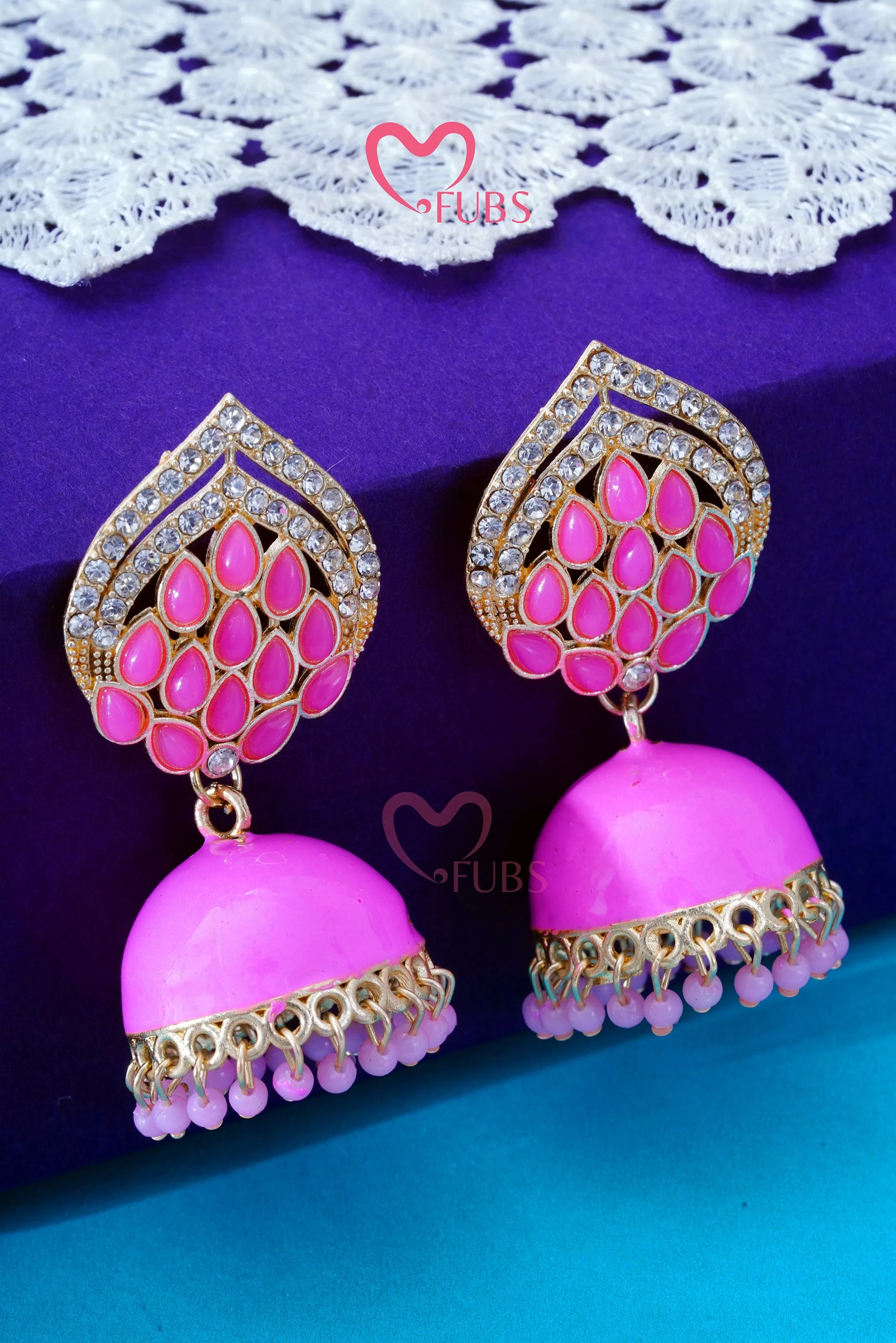 Classic Bead Adorned Jhumka