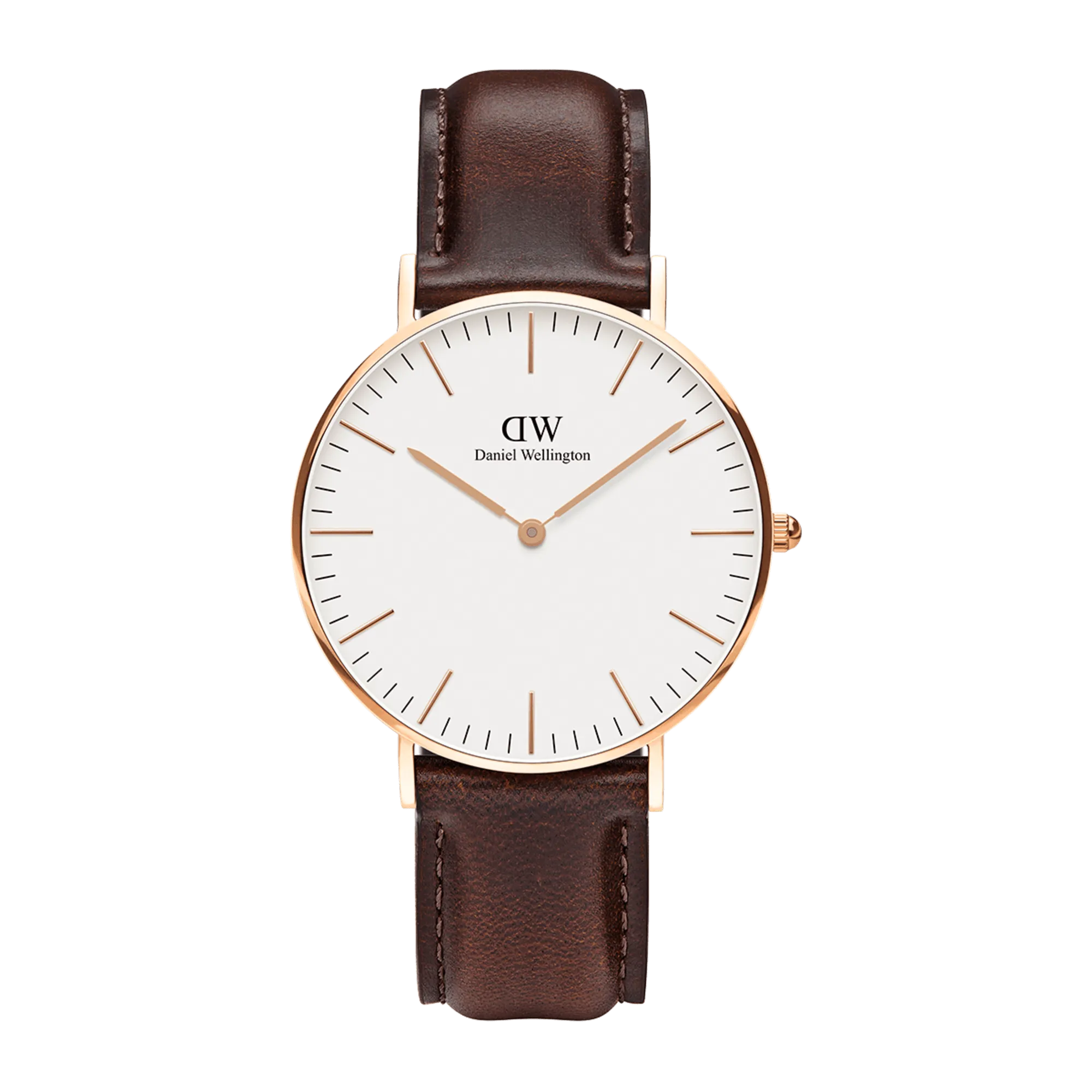 Daniel Wellington Classic 40 Bristol Rose Gold & White Watch