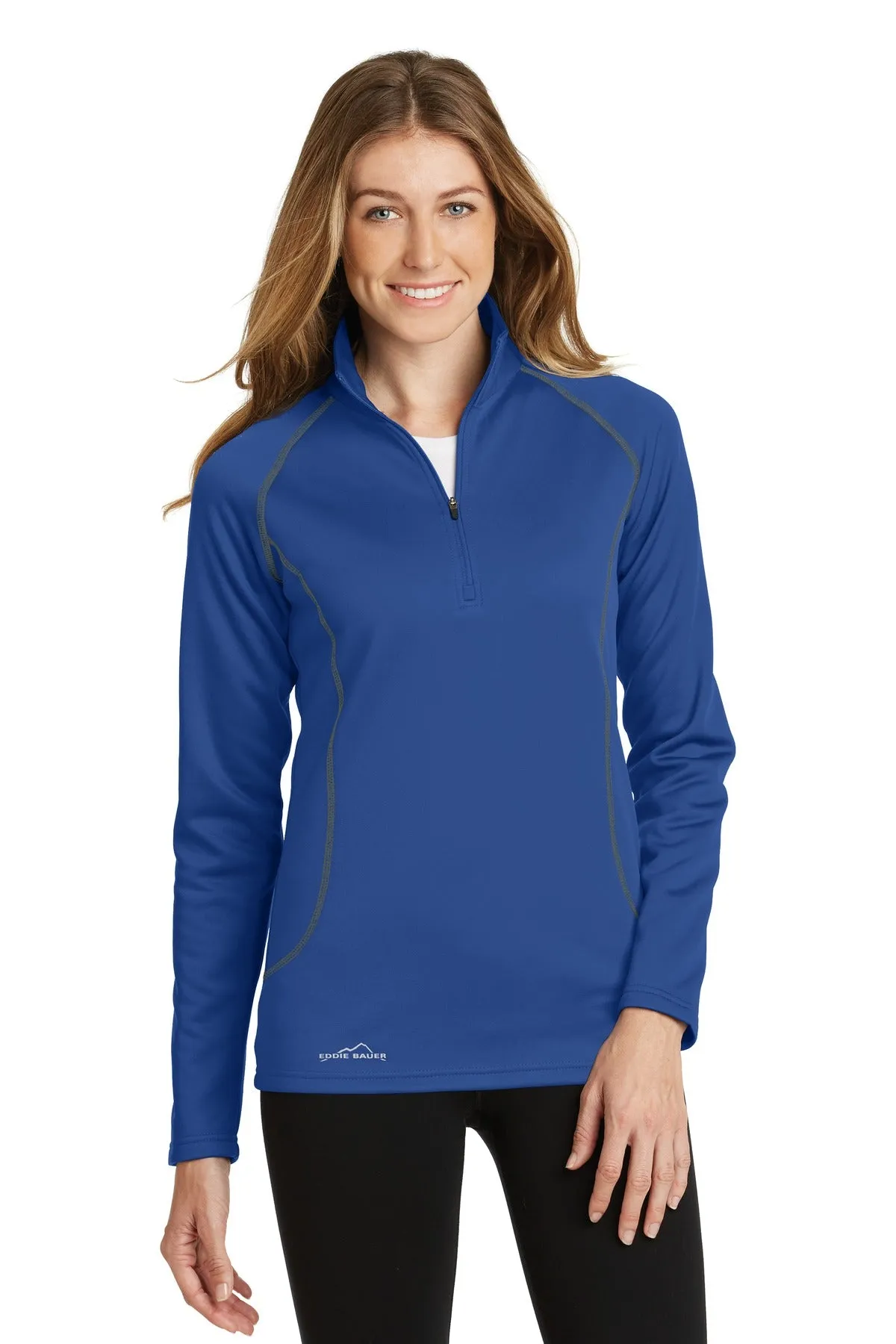 Eddie Bauer Ladies Smooth Fleece 1/2-Zip. EB237