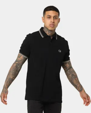 Fred Perry Twin Tipped Fred Perry Polo Shirt Black