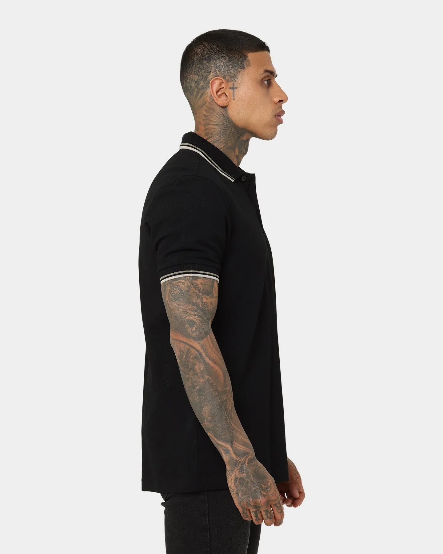 Fred Perry Twin Tipped Fred Perry Polo Shirt Black