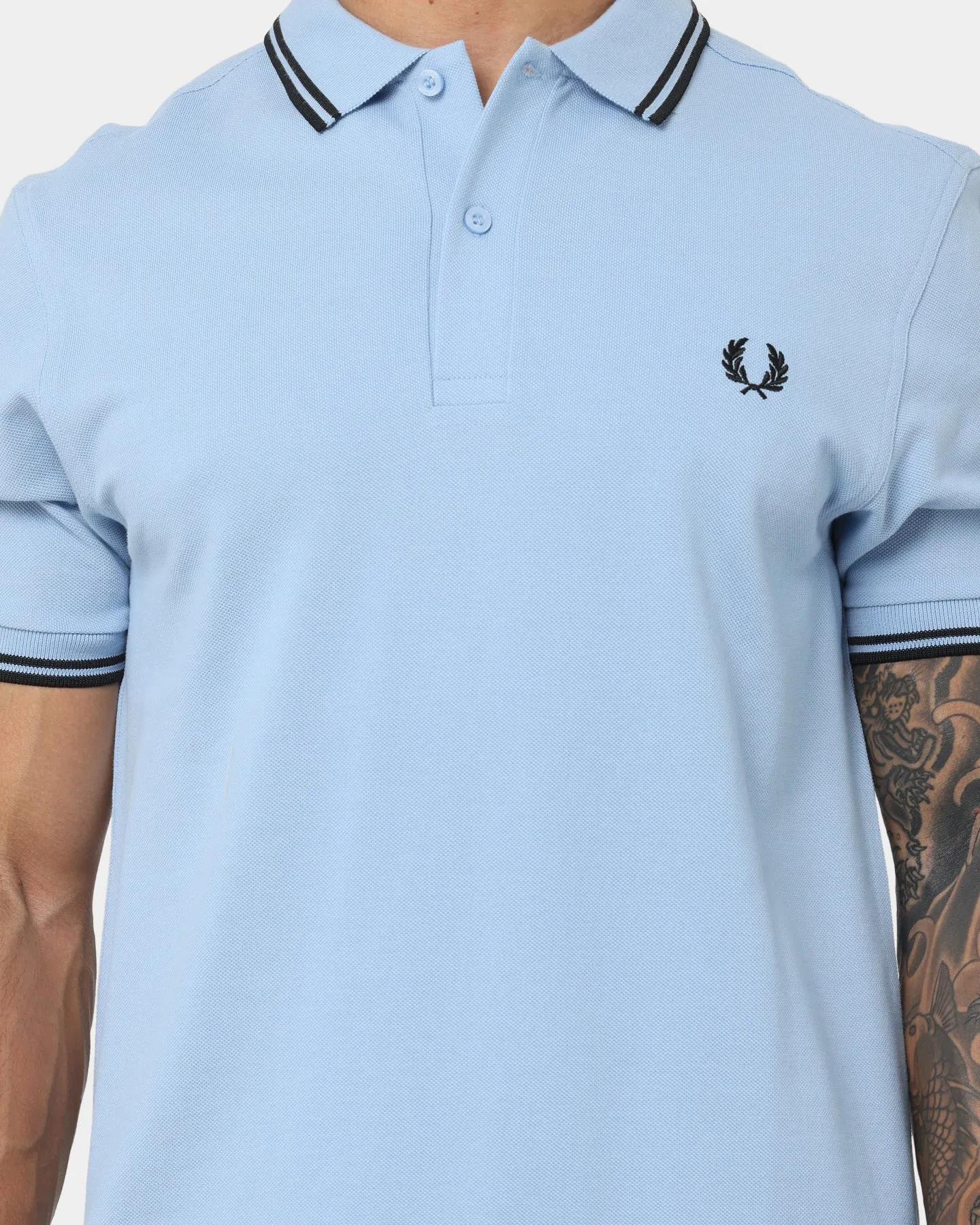 Fred Perry Twin Tipped Fred Perry Polo Shirt Sky/Black/Black