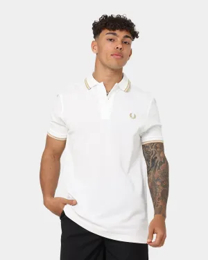 Fred Perry Twin Tipped Fred Perry Polo Shirt Snowwhite/Desert/Desert