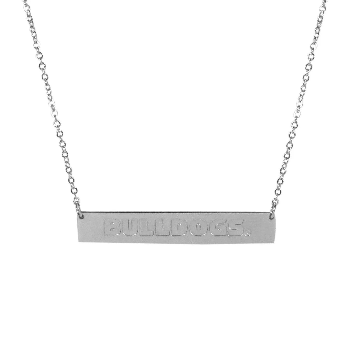 Georgia Bulldogs Bar Necklace