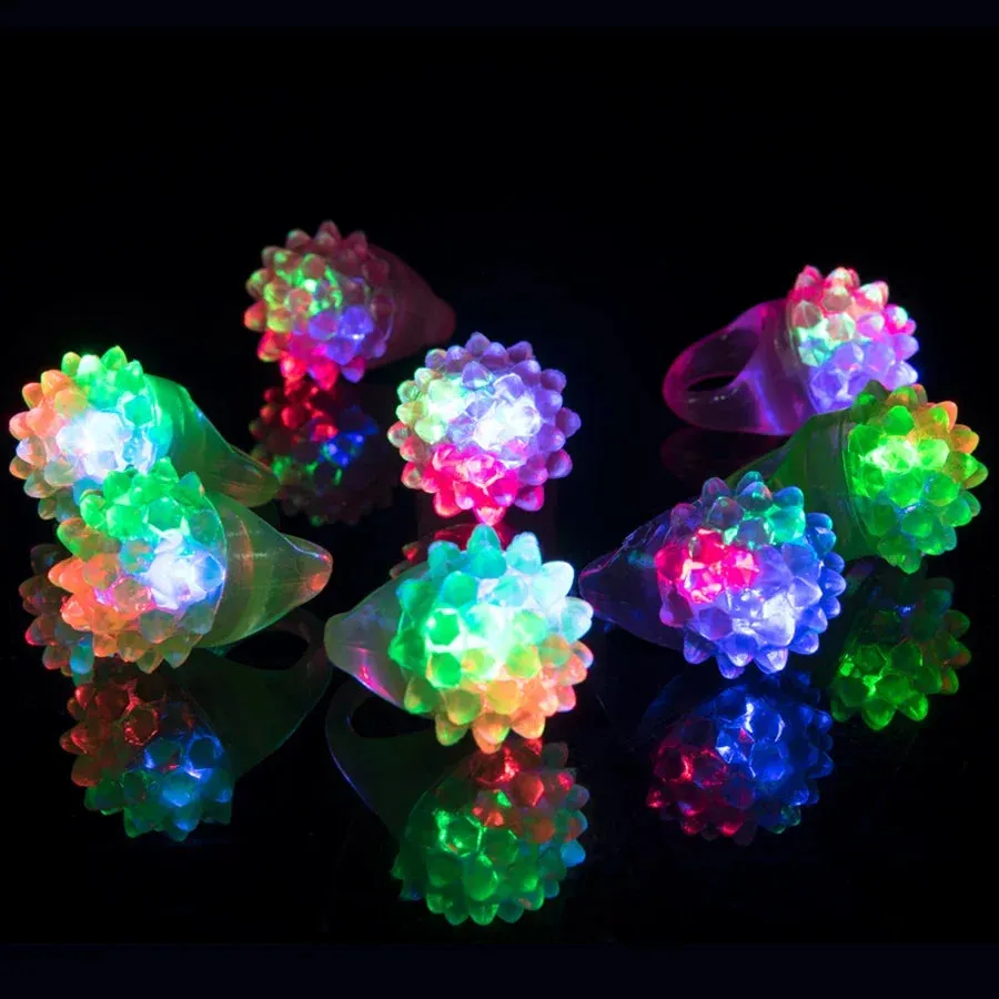 Glowing LED Colorful Luminous Rings.