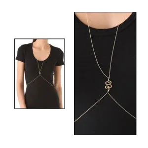 Gold Finish Snake Bodychain Body Chain