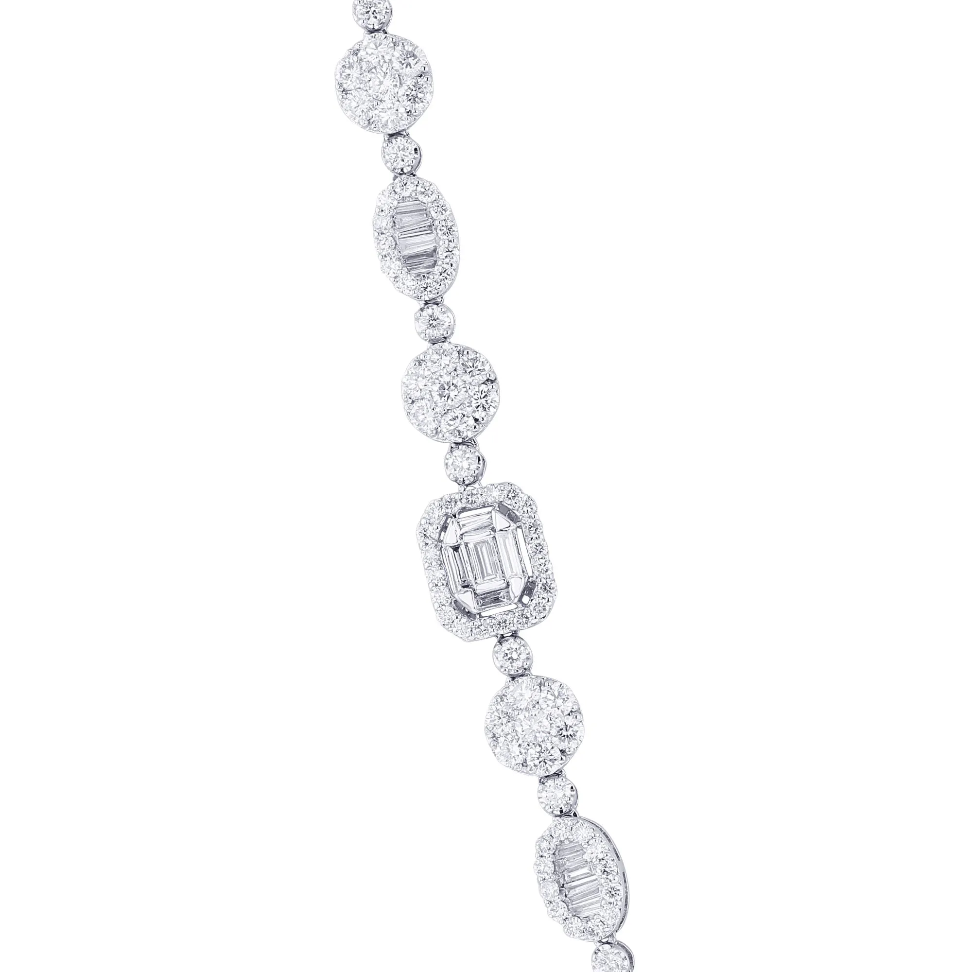 Grandeur Station Diamond Necklace