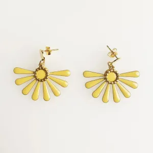 Middle Child: Flossie Earrings Mellow Yellow