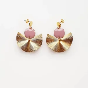 Middle Child: Munroe Earrings Mauve