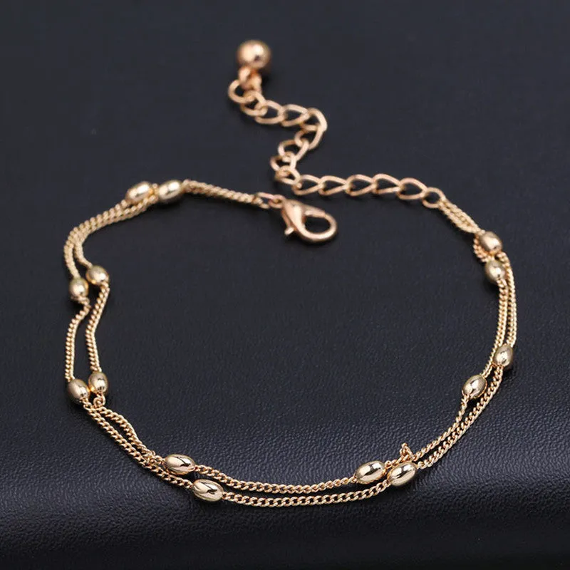 New ankle bracelet  foot jewelry heart simple anklets for women