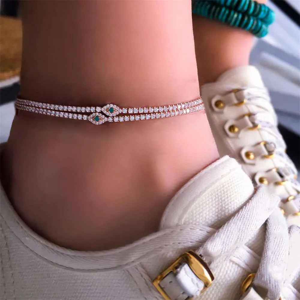 New Demon Eye Personality Simple Trend Unique Retro Anklet