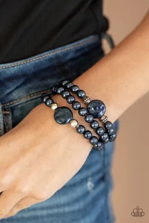 Paparazzi Bracelet ~ Exquisitely Elegant - Blue