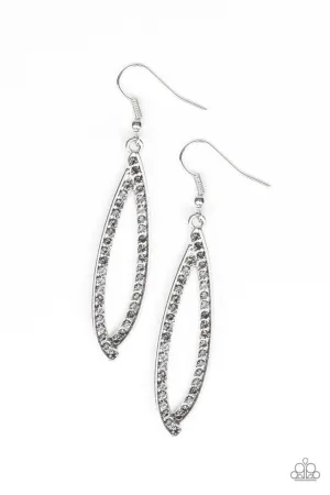 Paparazzi Earring ~ Treasure Trove Trinket - Silver