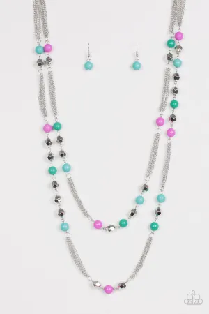 Paparazzi Necklace ~ Beautifully Bodacious - Multi