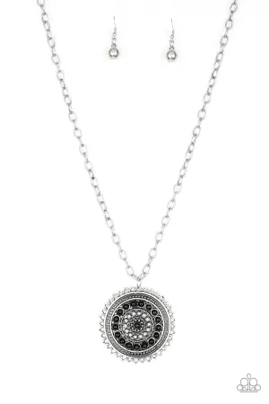 Paparazzi Necklace ~ Lost SOL - Black