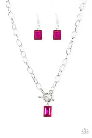 Paparazzi Necklace ~ Wear It Like You Mean It! - Pink