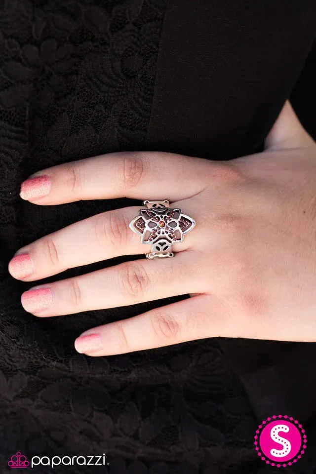 Paparazzi Ring ~ Daringly Dallas - Brown