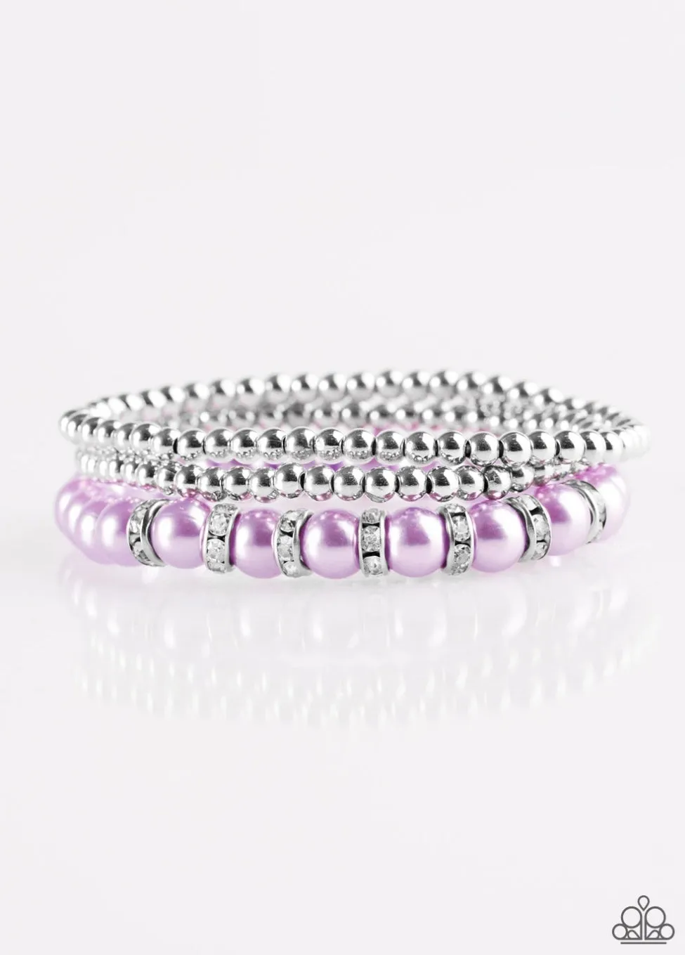 Perfect POSH - ture Purple Bracelet - Paparazzi Accessories