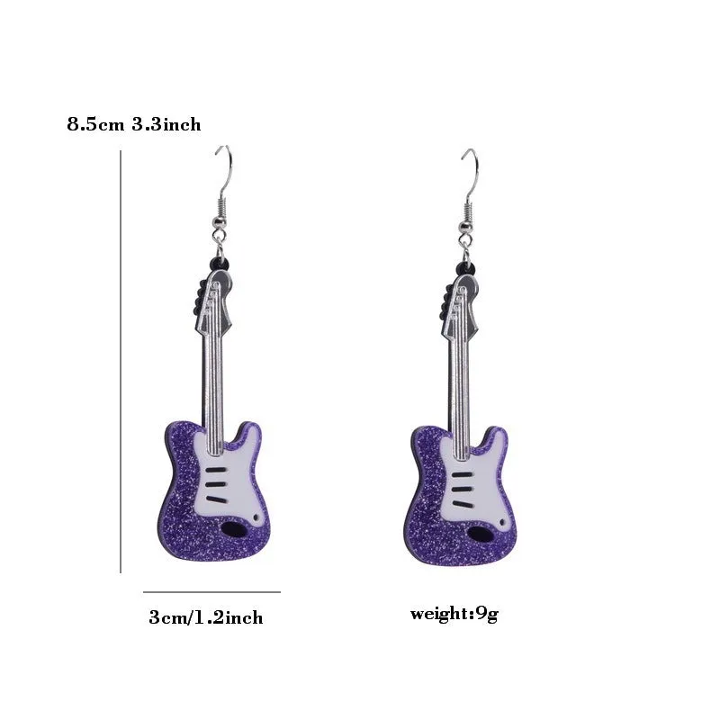 Pre Order:  Classic Guitar Dangle Earrings