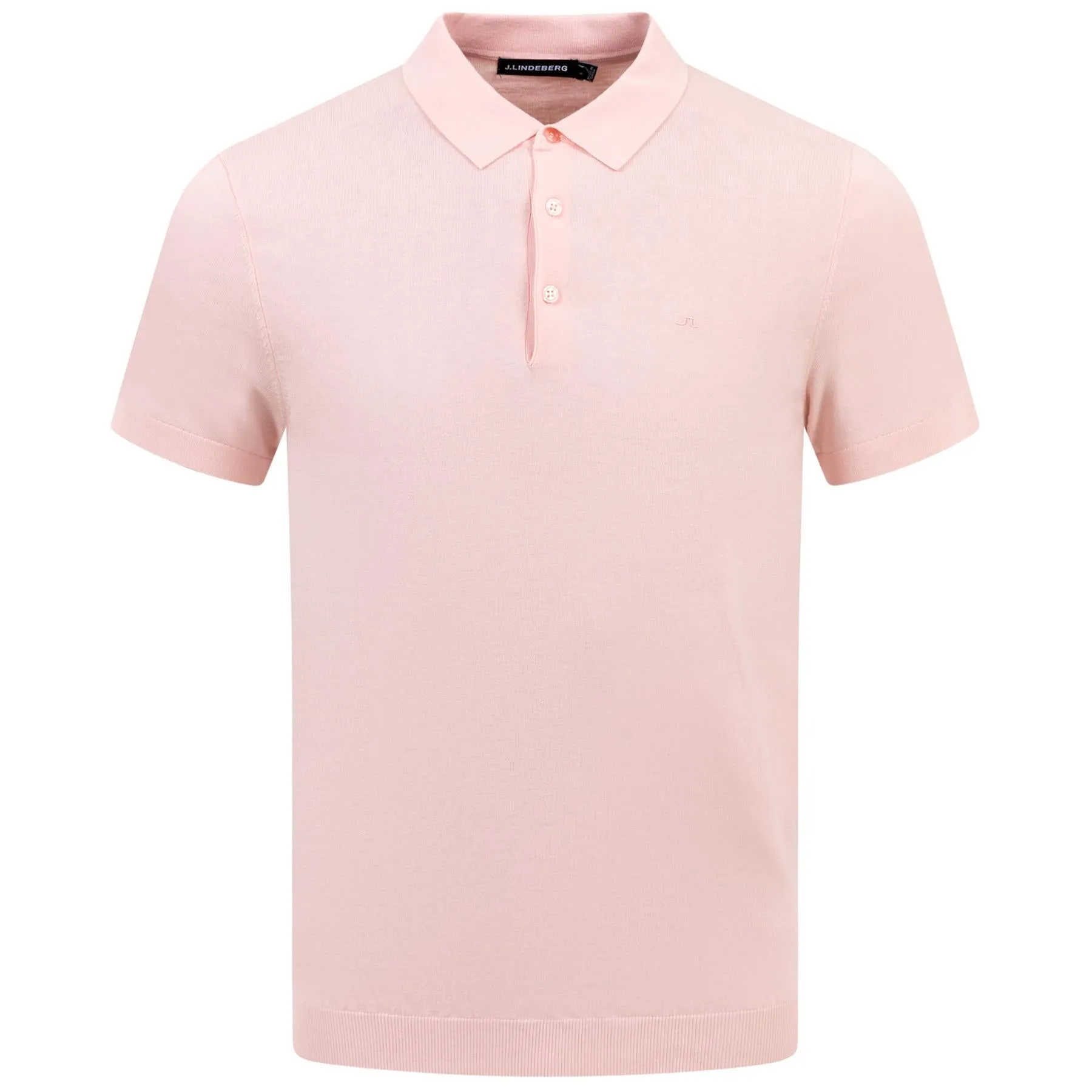 Ridge Rayon Silk Slim Fit Polo Powder Pink - SS24