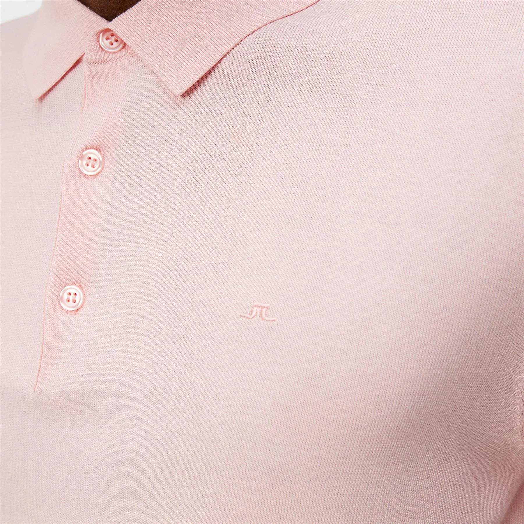 Ridge Rayon Silk Slim Fit Polo Powder Pink - SS24