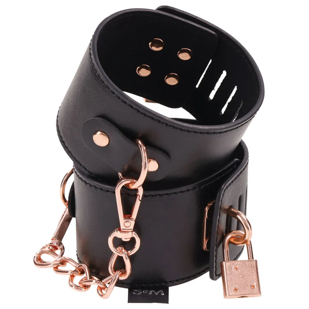 Sex & Mischief Brat Locking Cuffs-(ss09849)