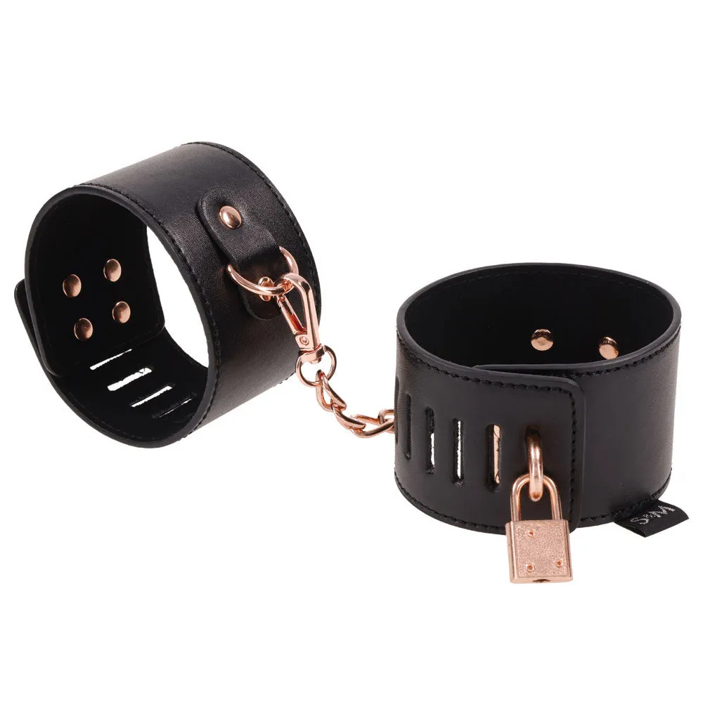 Sex & Mischief Brat Locking Cuffs-(ss09849)