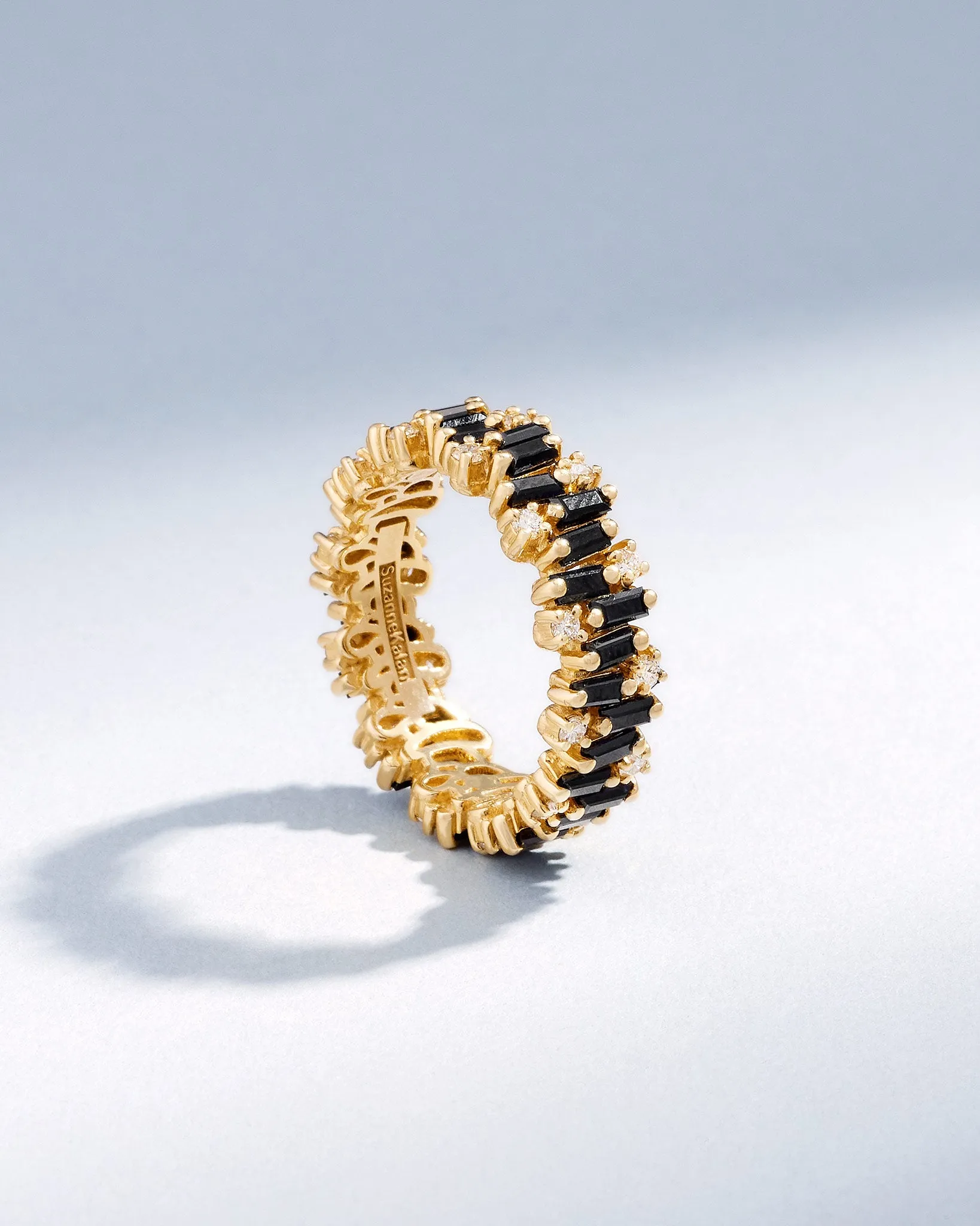 Shimmer Alaia Black Sapphire Eternity Band