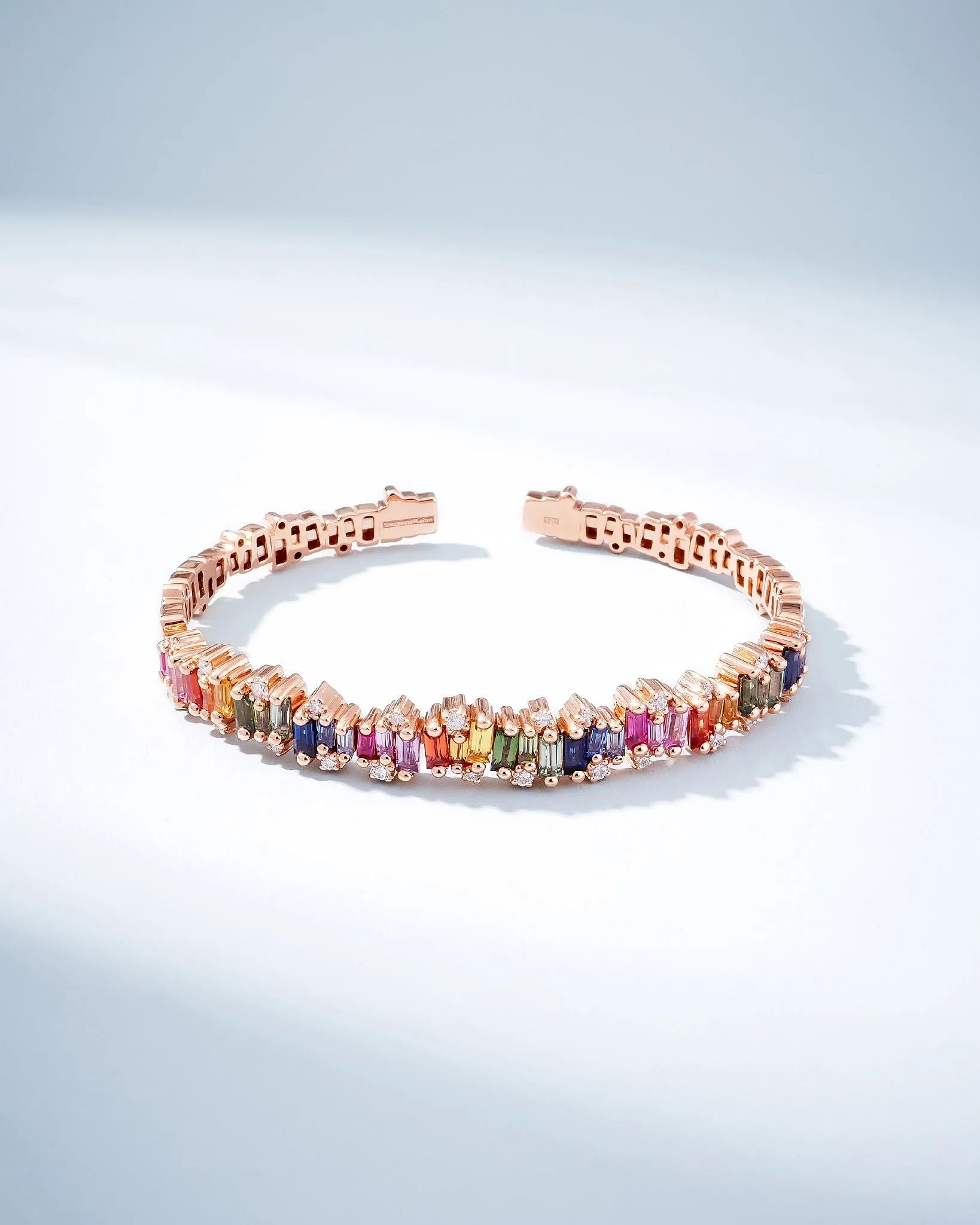 Shimmer Audrey Rainbow Sapphire Bangle