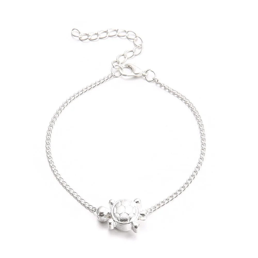 Simple Fashion Exquisite Little Tortoise Foot Anklet