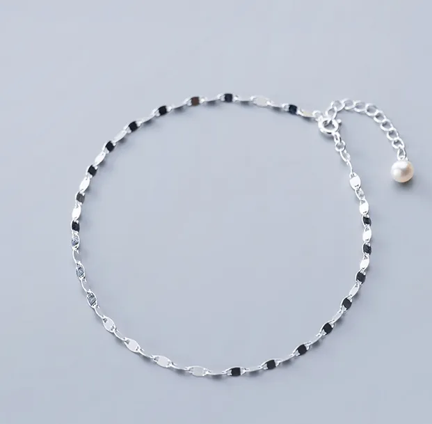 Simple Personality Fashion Temperament Pearl Anklet