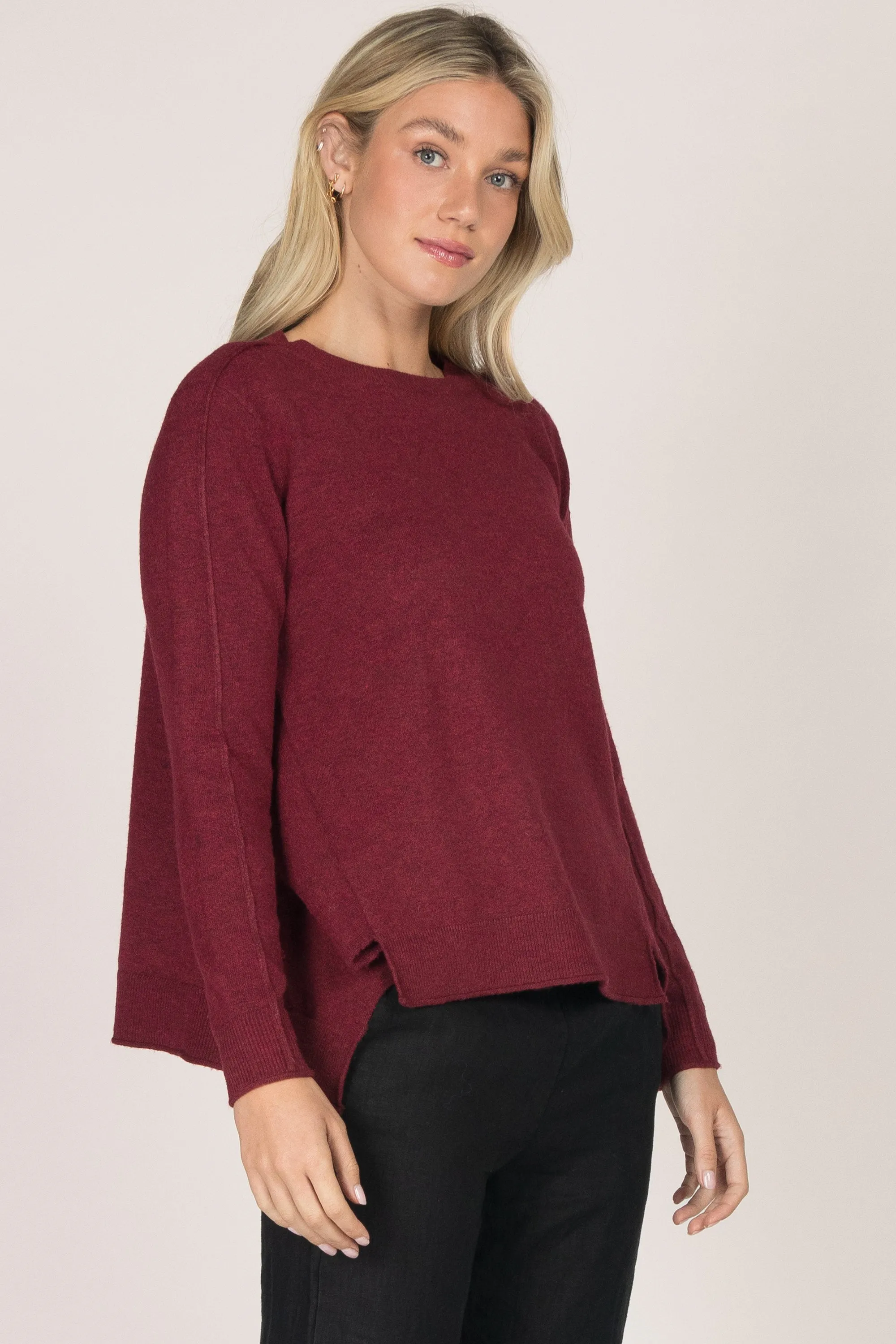 Sleek Seam Sweater