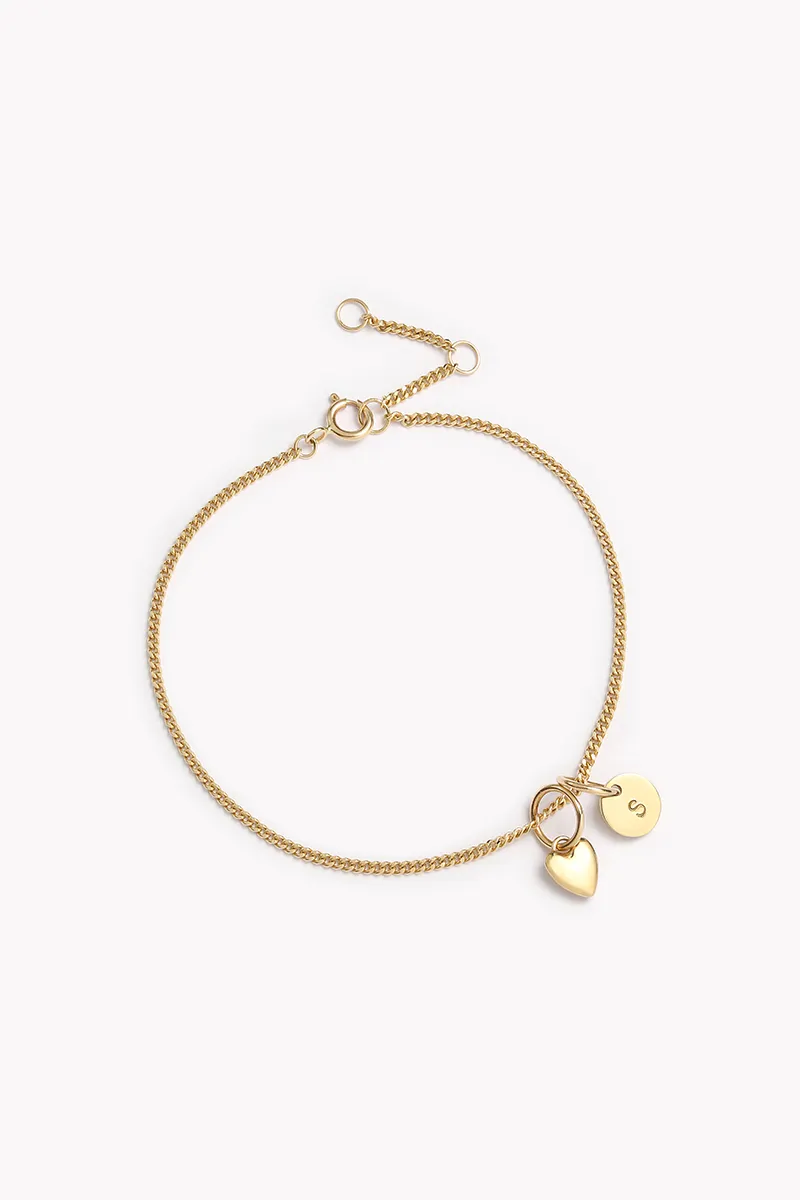 Solid Gold Bracelet  - 14ct Gold