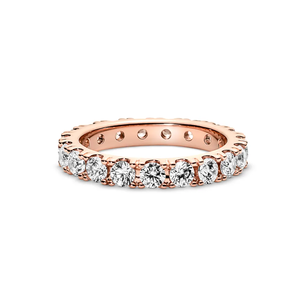 Sparkling Row Eternity Ring