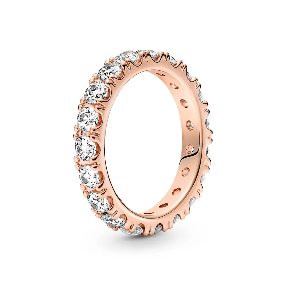 Sparkling Row Eternity Ring