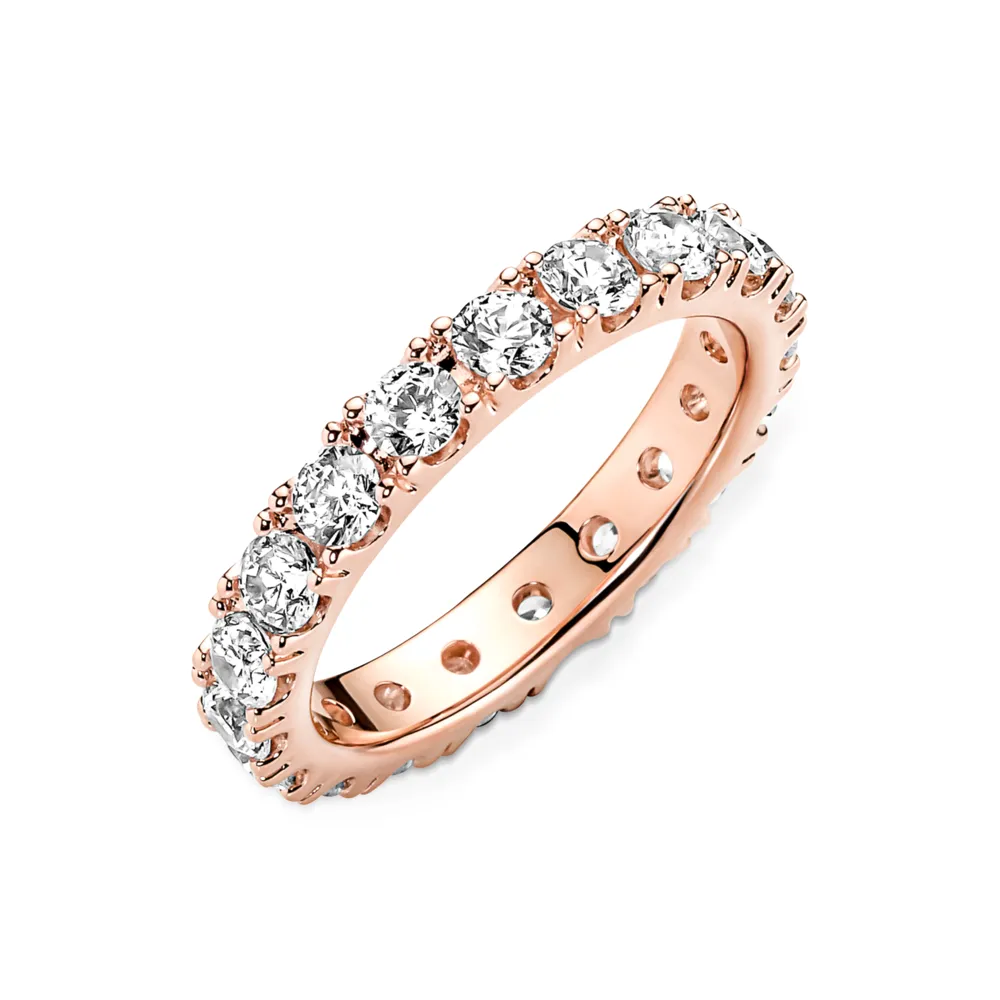 Sparkling Row Eternity Ring