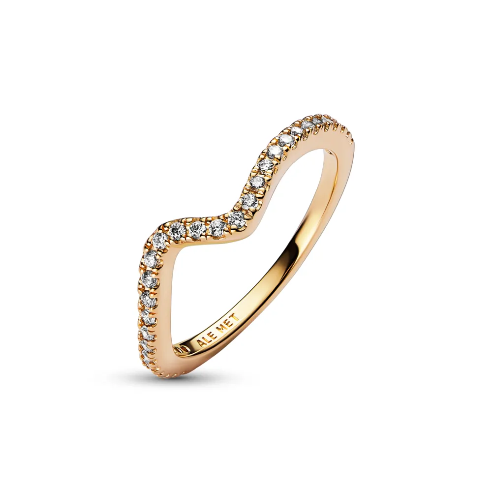 Sparkling Wave Ring