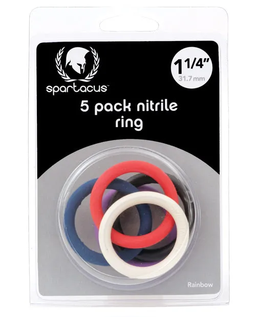 Spartacus 1.5" Nitrile Cock Ring Set