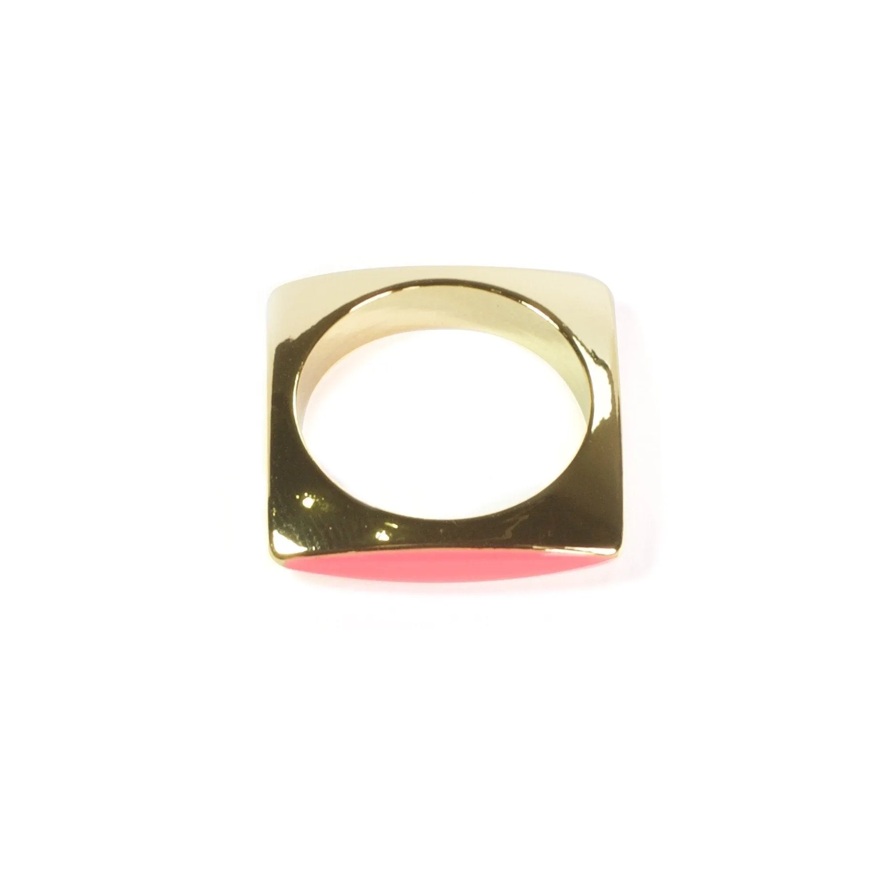 Square Enamel Ring