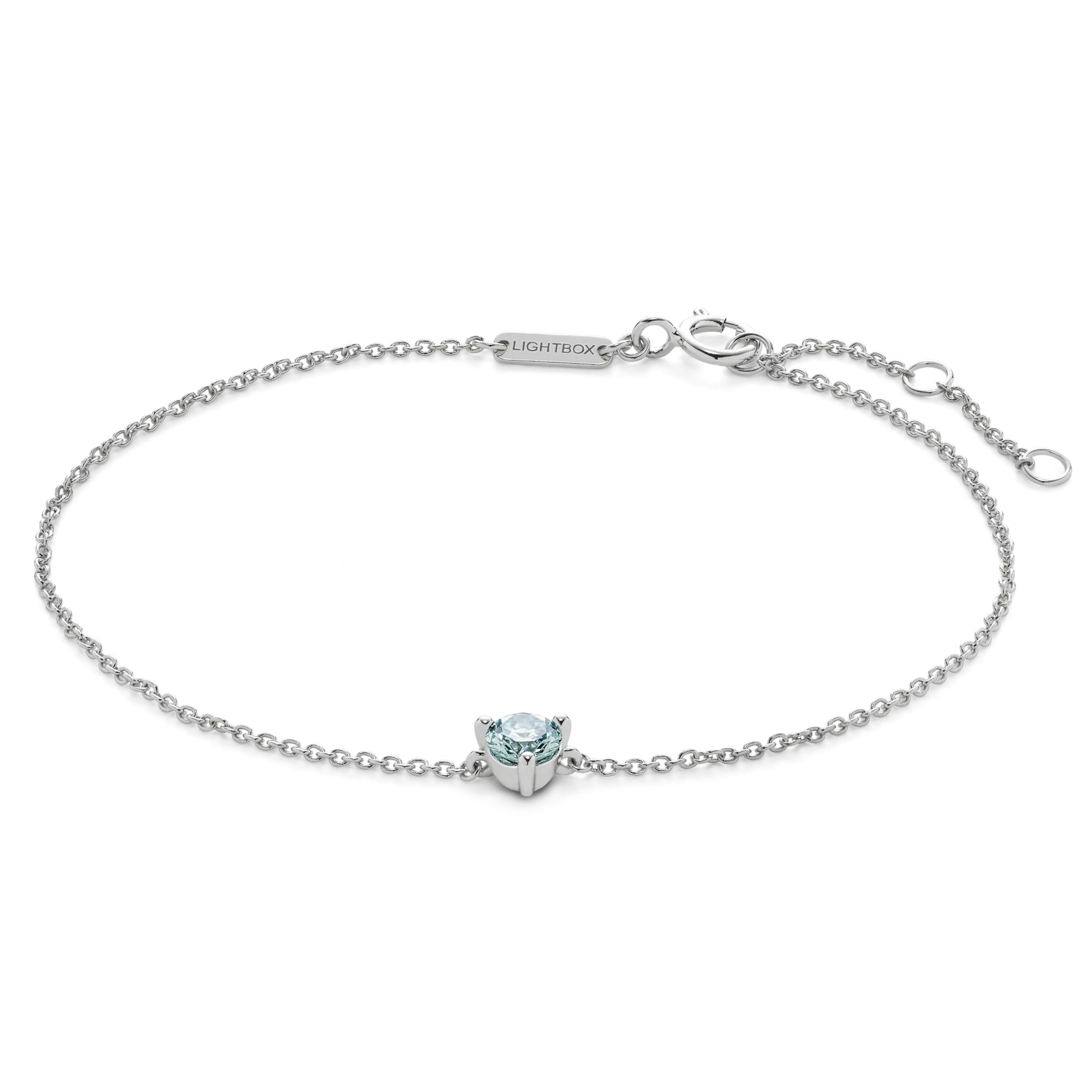 The Blue Mini Solitaire Bracelet