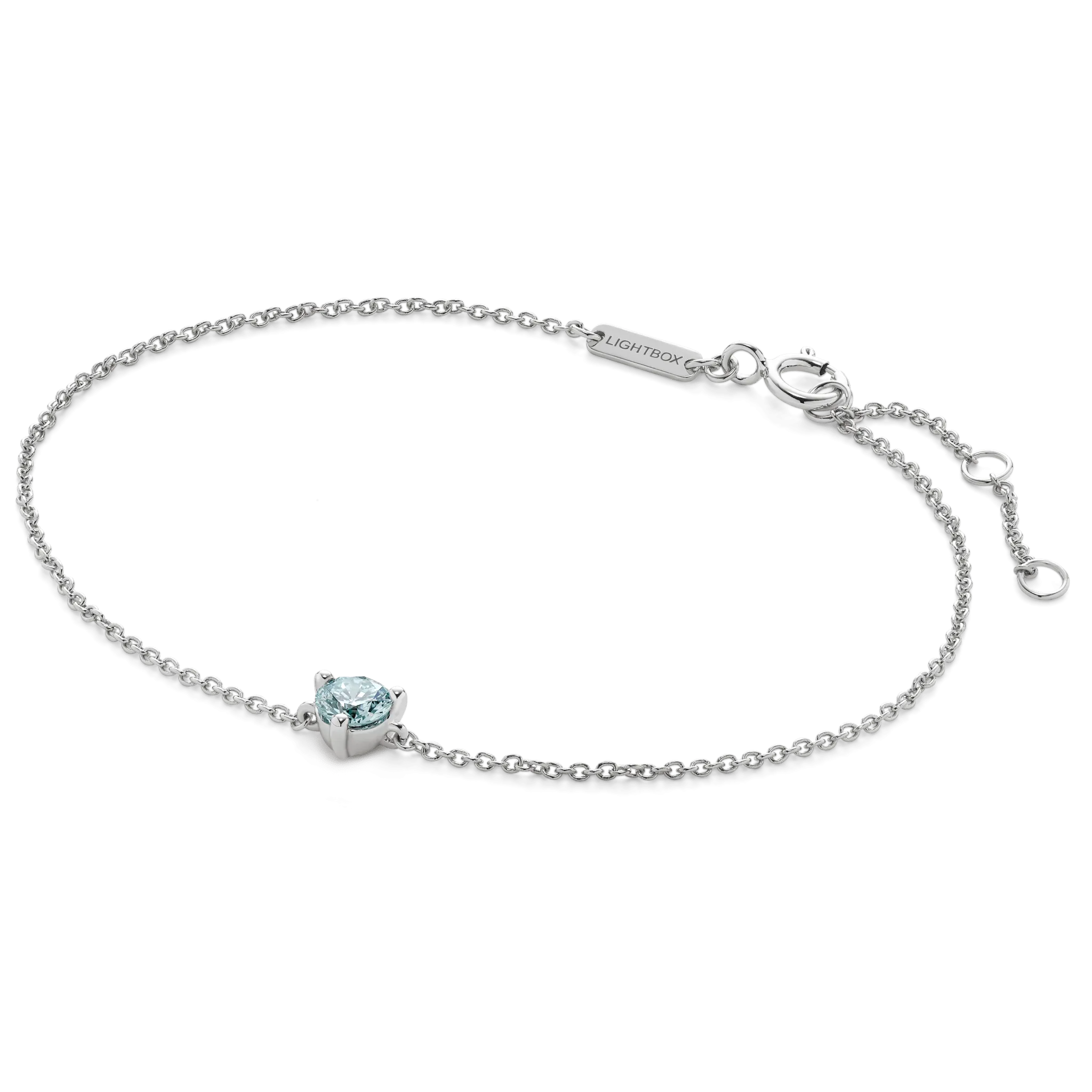 The Blue Mini Solitaire Bracelet